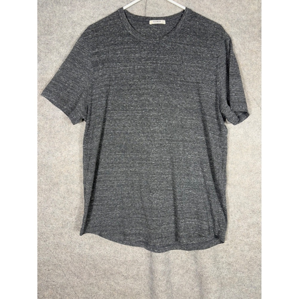 Buck Mason Mens XL Gray Tri-Blend Short Sleeve Curved Hem T-Shirt Made in USA